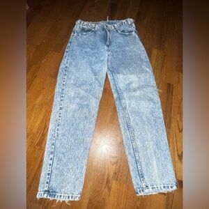 Vintage Levi's Denim Acid Wash , Orange Tab 1970's to 1980's men's size 32x30